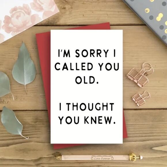 Birthday, Funny Card - 8" x 5" - Picture 4 of 5